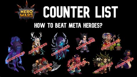 Below you will find our complete Hero Wars tier list of best heroes ranked as well as some more tips on how to make up a good team. . Hero wars counter list